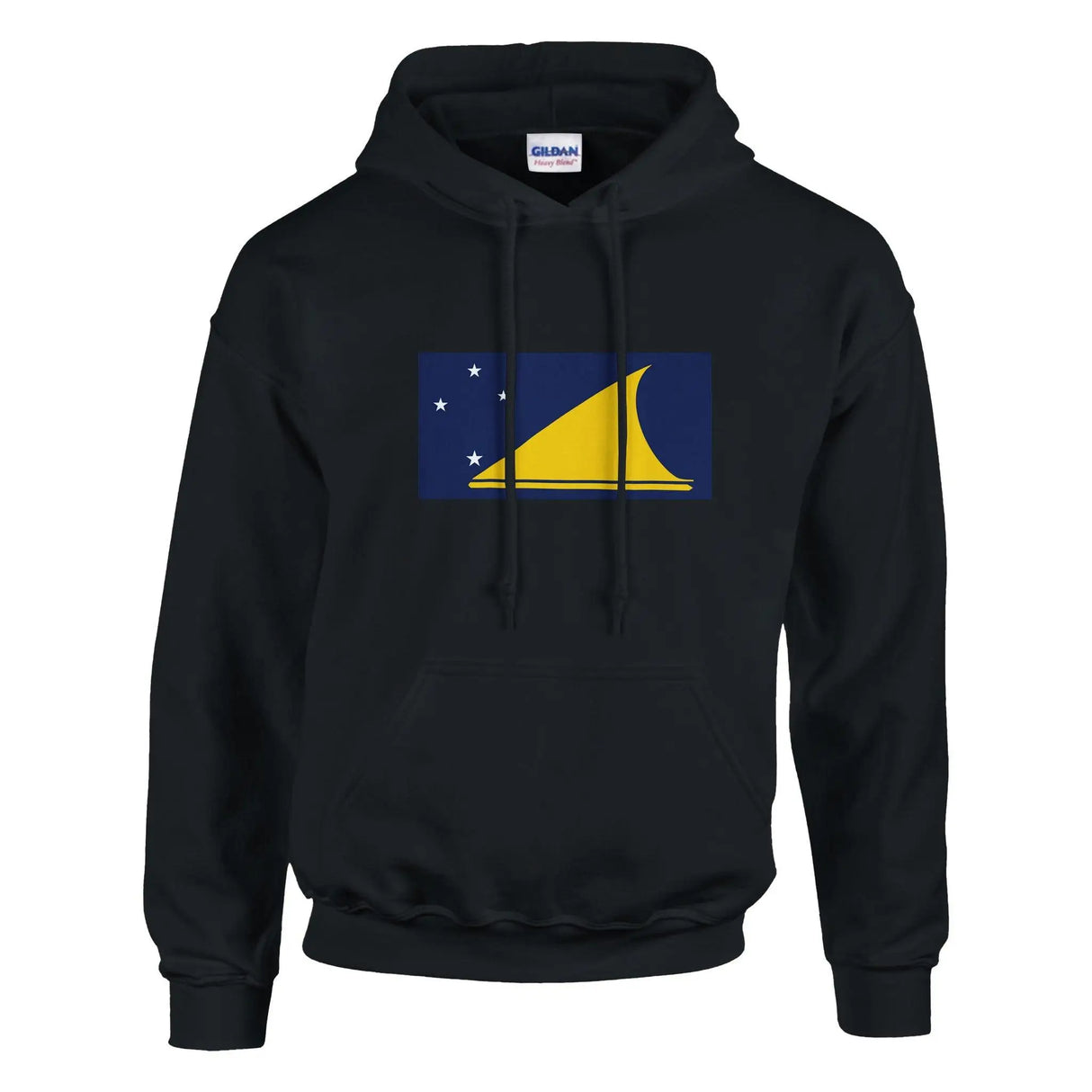 Sweat à capuche tokelau coton mélangé brodé confortable