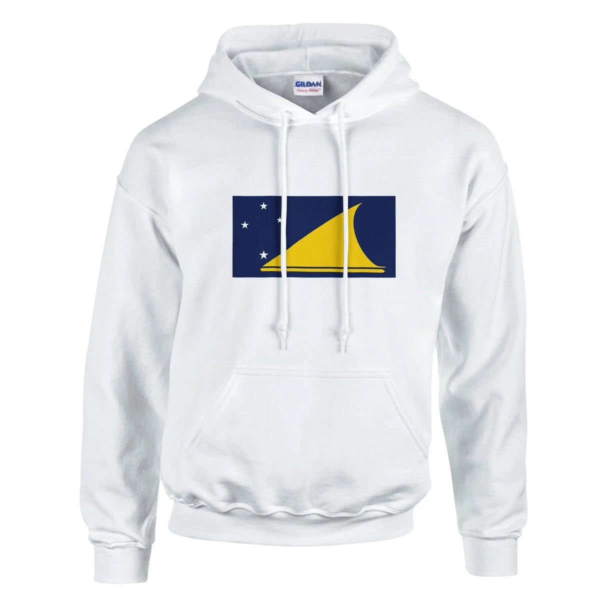 Sweat à capuche tokelau coton mélangé brodé confortable