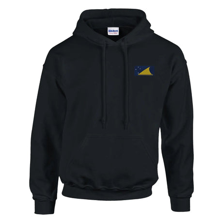 Sweat à capuche tokelau coton mélangé broderie couleur