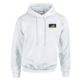 Sweat à capuche tokelau coton mélangé broderie couleur