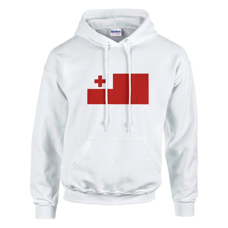 Sweat à capuche tonga coton mélangé broderie drapeau