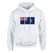 Sweat à capuche tristan da cunha coton mélangé brodé