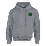 Sweat à capuche turkménistan brodé coton mélangé