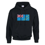 Sweat à capuche tuvalu coton mélangé broderie couleur