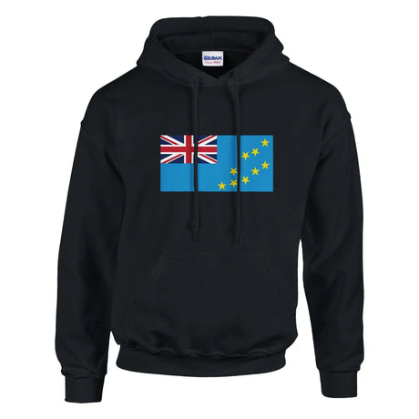 Sweat à capuche tuvalu coton mélangé broderie couleur
