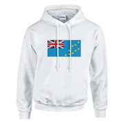 Sweat à capuche tuvalu coton mélangé broderie couleur