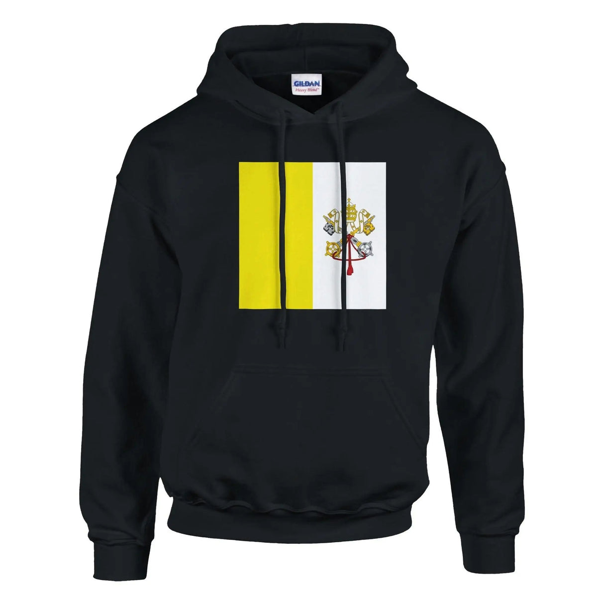 Sweat à capuche vatican coton mélangé broderie durable