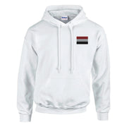 Sweat à capuche yémen brodé coton mélangé durable