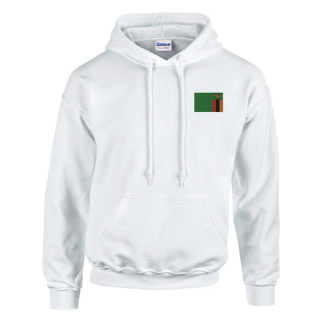 Sweat à capuche zambie brodé coton mélangé confortable