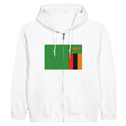 Sweat à capuche zambie coton mélangé broderie confort optimal