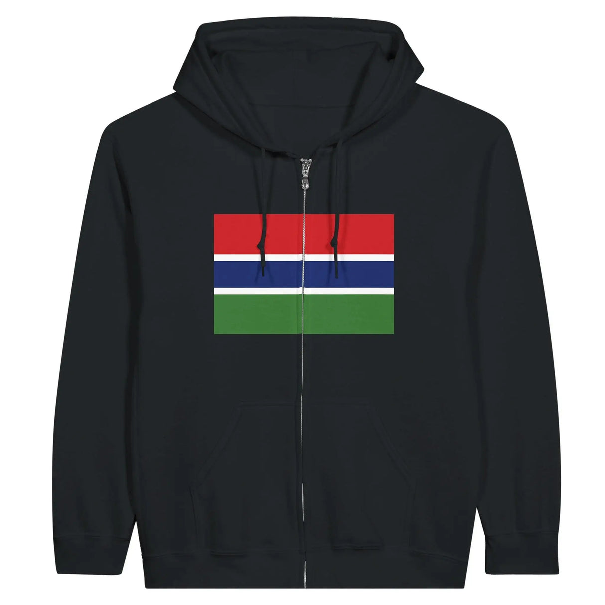 Sweat à capuche zippé gambie coton mélangé confort optimal