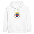 Sweat à capuche zippé saint-barthélemy coton broderie