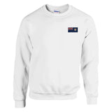 Sweat-shirt anguilla broderie couleur coton mélangé doux