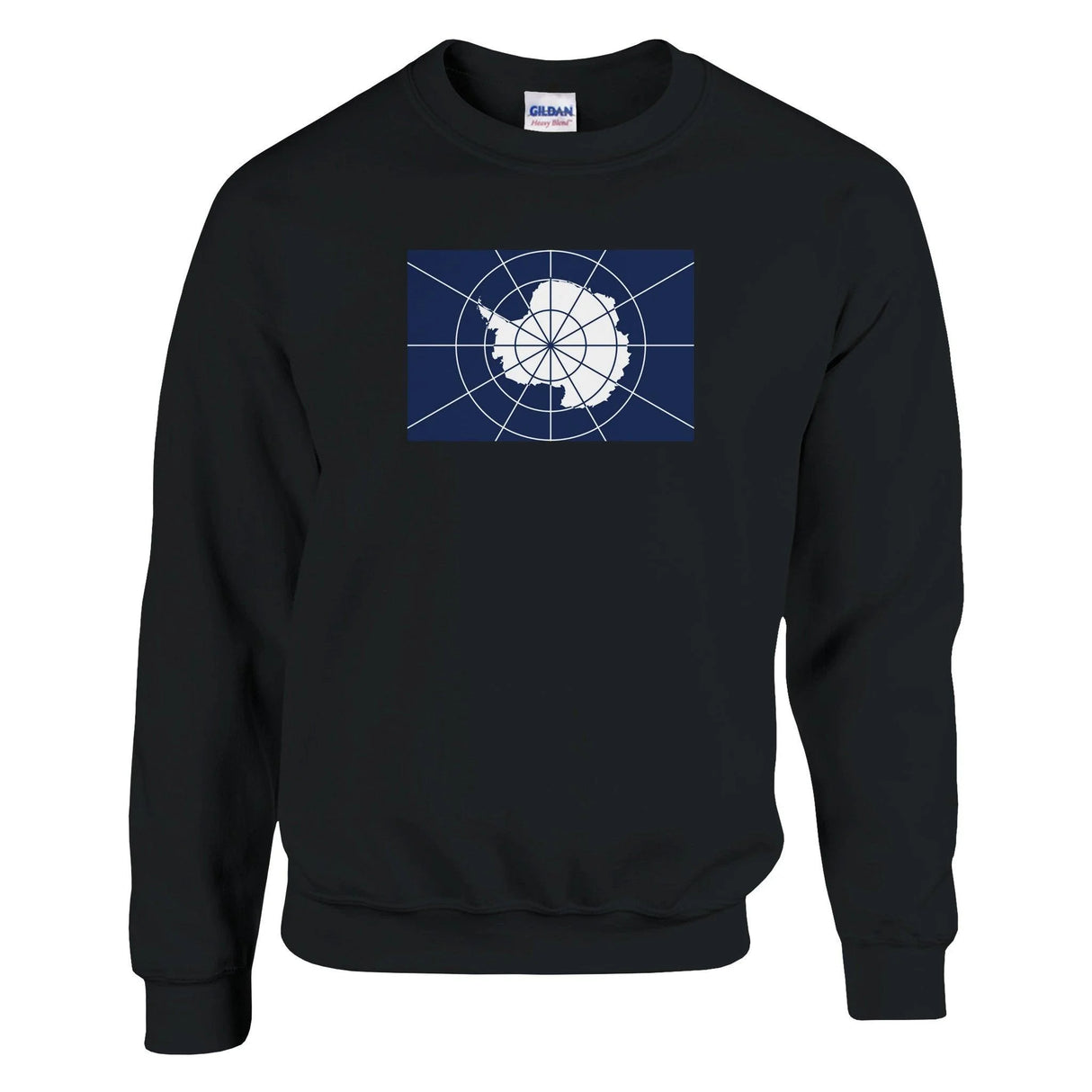 Sweat-shirt antarctique officiel coton mélangé brodé