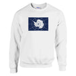 Sweat-shirt antarctique officiel coton mélangé brodé