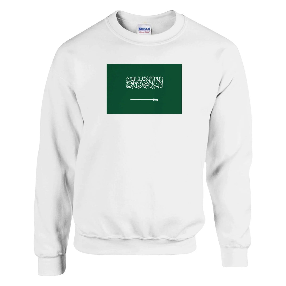 Sweat-shirt arabie saoudite coton mélangé imprimé durable