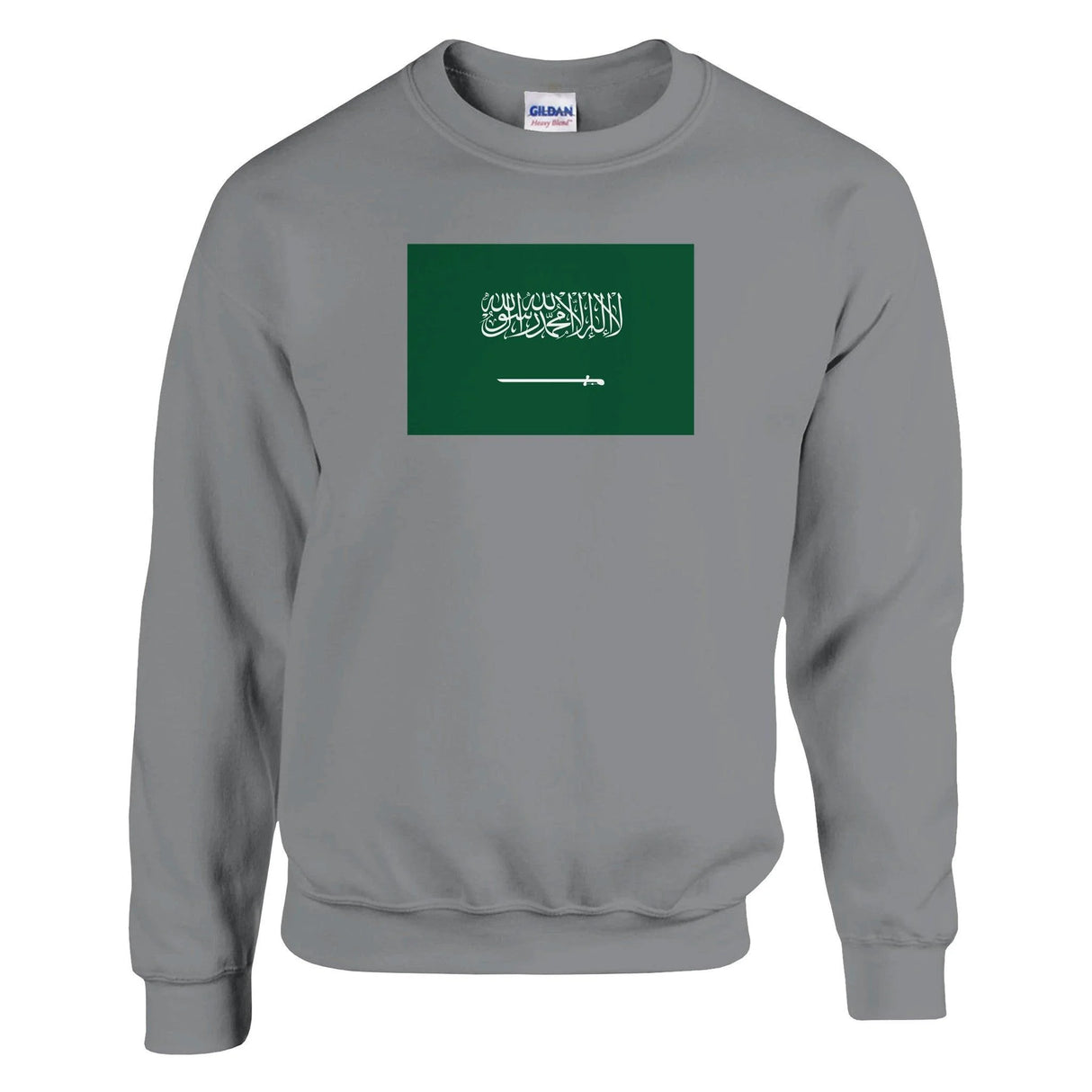 Sweat-shirt arabie saoudite coton mélangé imprimé durable