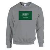 Sweat-shirt arabie saoudite coton mélangé imprimé durable
