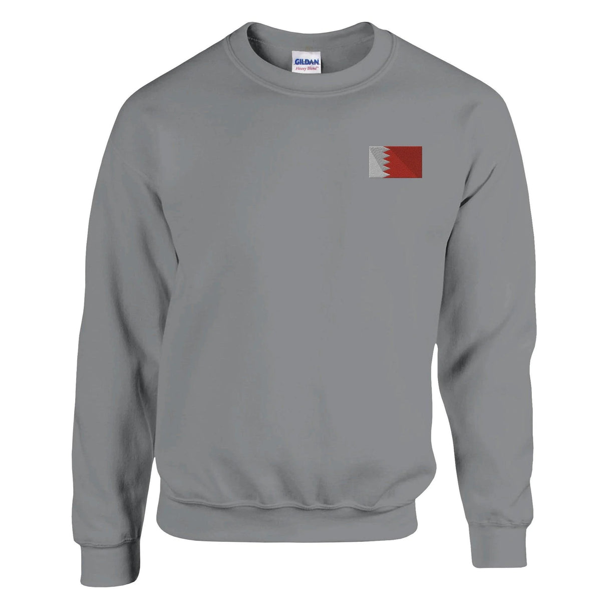 Sweat-shirt bahreïn broderie couleur coton mélangé doux