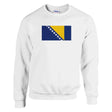 Sweat-shirt bosnie-herzégovine coton mélangé brodé