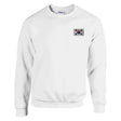 Sweat-shirt corée du sud broderie couleur coton mélangé