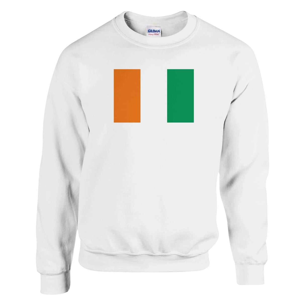 Sweat-shirt côte d’ivoire coton mélangé brodé confortable