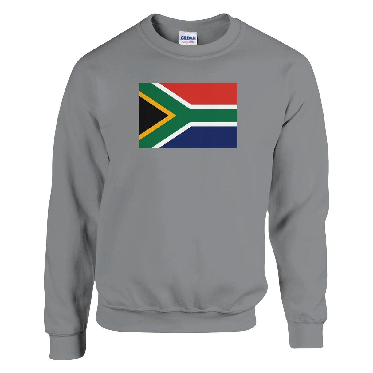 Sweat-shirt drapeau afrique du sud coton mélangé doux