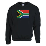 Sweat-shirt drapeau afrique du sud coton mélangé doux