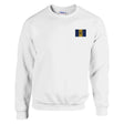 Sweat-shirt drapeau barbade broderie couleur coton mélangé