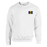 Sweat-shirt drapeau barbade broderie couleur coton mélangé