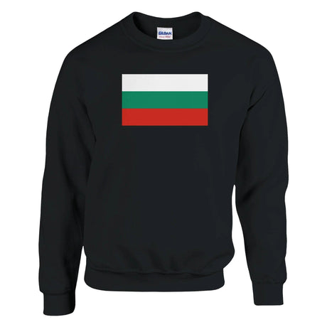 Sweat-shirt drapeau bulgarie coton mélangé brodé