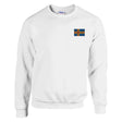 Sweat-shirt drapeau d’åland broderie couleur coton mélangé