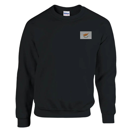 Sweat-shirt drapeau de chypre en broderie - pixelformaflag