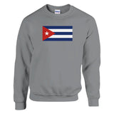 Sweat-shirt Drapeau de Cuba - Pixelforma 