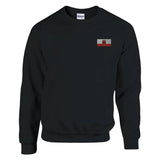 Sweat-shirt drapeau de gibraltar en broderie - pixelformaflag