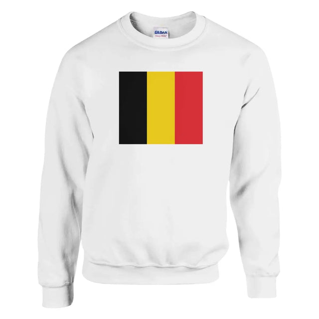 Sweat-shirt Drapeau de la Belgique - Pixelforma 