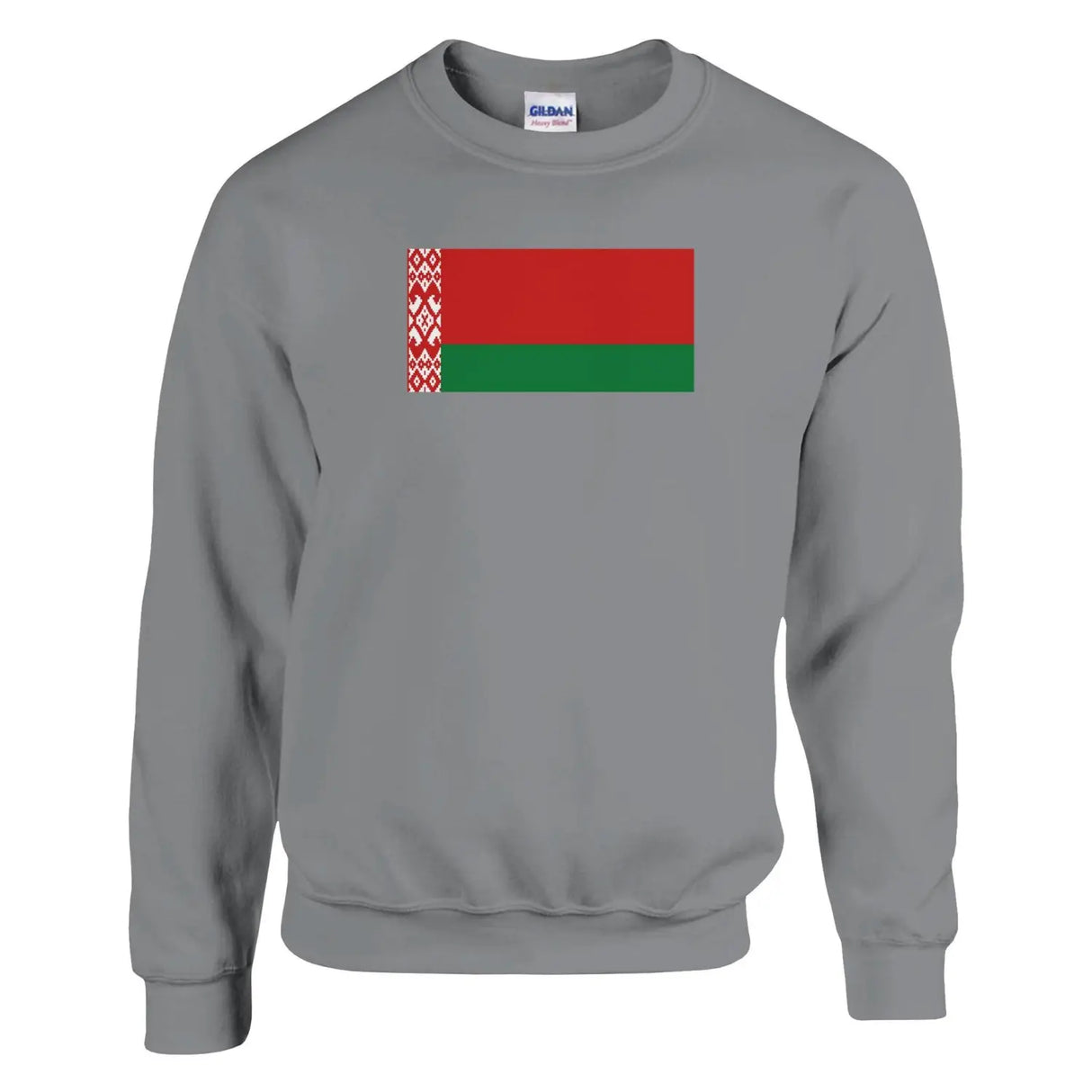 Sweat-shirt drapeau de la biélorussie - pixelforma