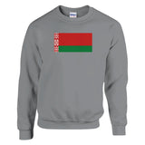 Sweat-shirt drapeau de la biélorussie - pixelforma