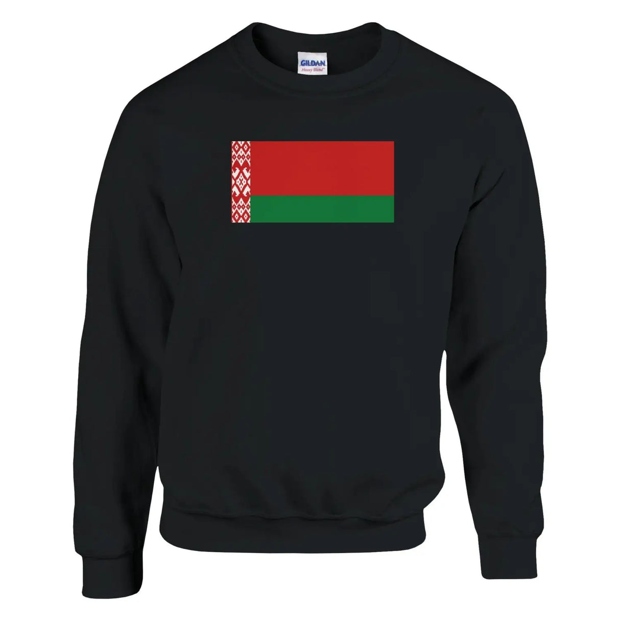 Sweat-shirt drapeau de la biélorussie - pixelforma
