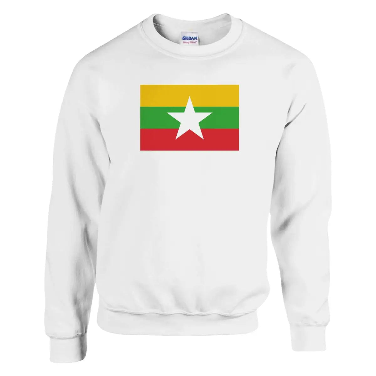 Sweat-shirt Drapeau de la Birmanie - Pixelforma 