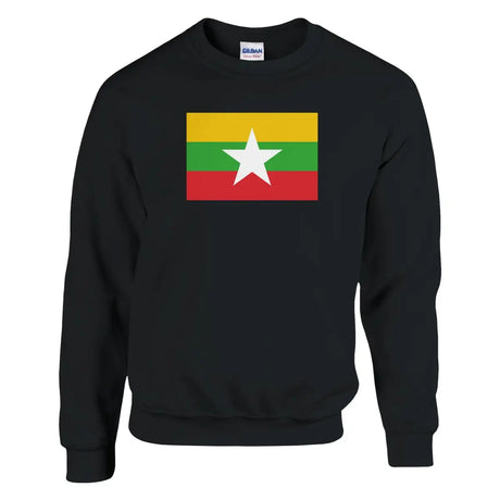 Sweat-shirt Drapeau de la Birmanie - Pixelforma 