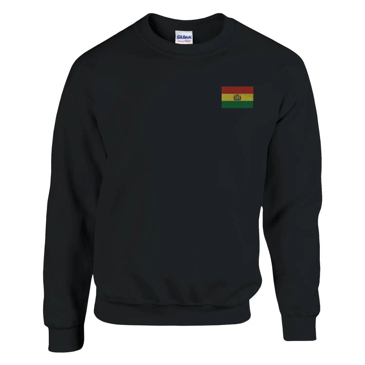Sweat-shirt drapeau de la bolivie en broderie - pixelformaflag