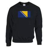Sweat-shirt drapeau de la bosnie-herzégovine - pixelformaflag