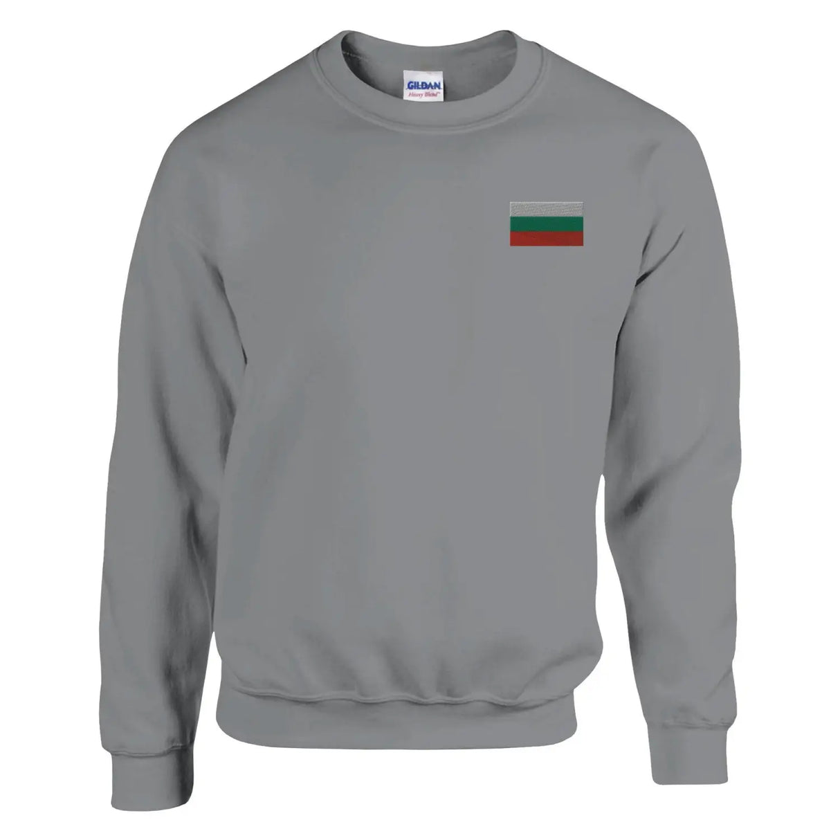 Sweat-shirt drapeau de la bulgarie en broderie - pixelformaflag