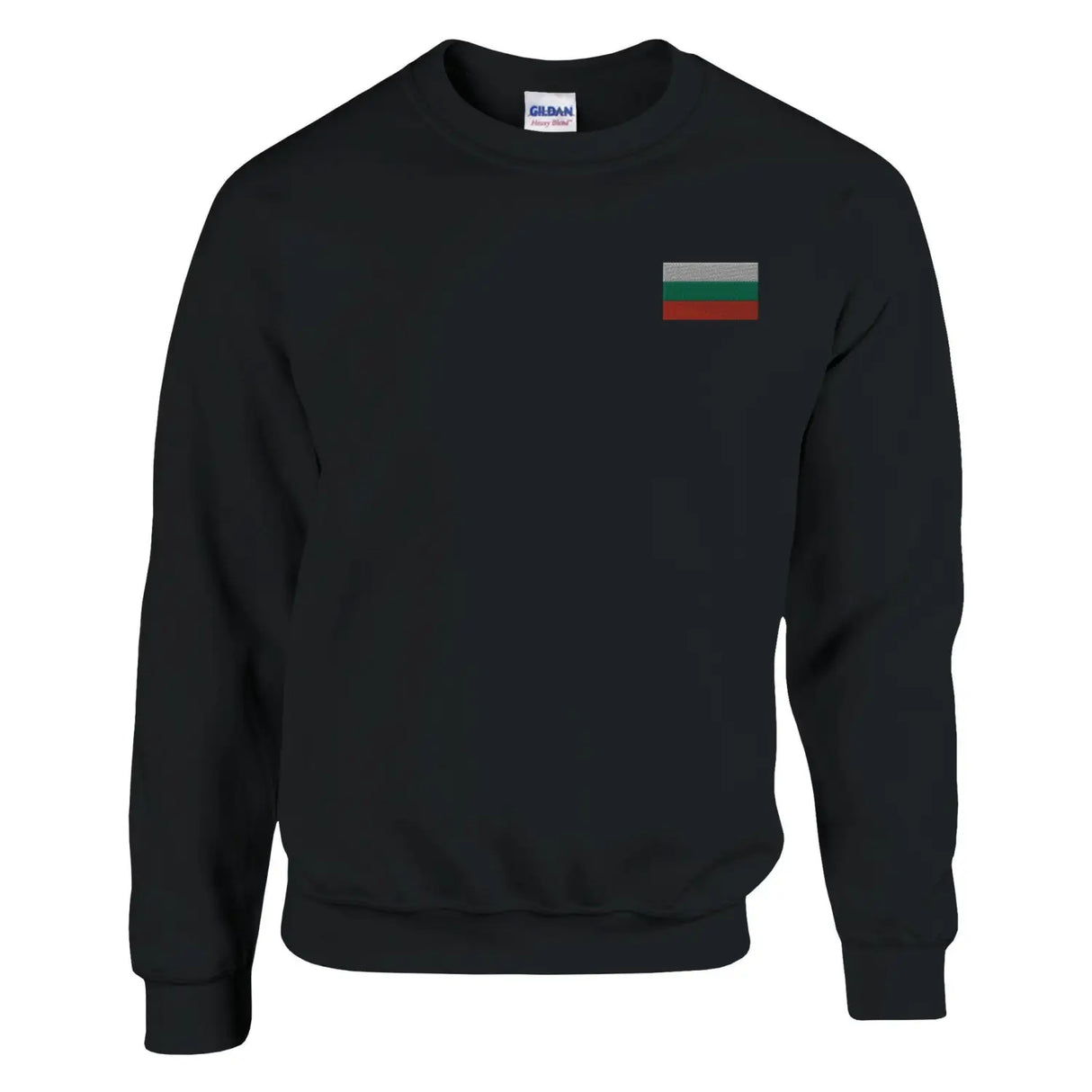 Sweat-shirt drapeau de la bulgarie en broderie - pixelformaflag