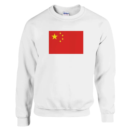 Sweat-shirt drapeau de la chine - pixelforma