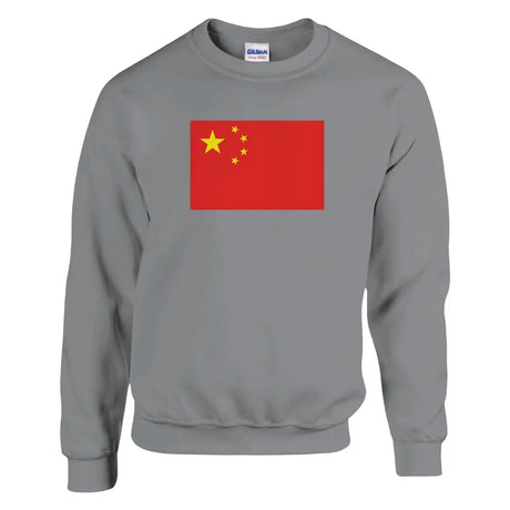 Sweat-shirt drapeau de la chine - pixelforma