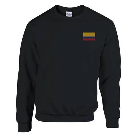 Sweat-shirt drapeau de la colombie en broderie - pixelformaflag