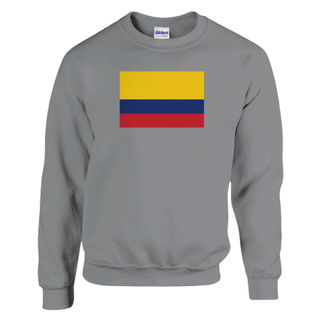 Sweat-shirt drapeau de la colombie - pixelformaflag