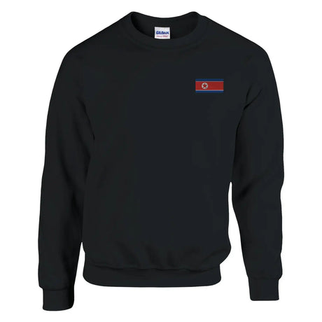 Sweat-shirt drapeau de la corée du nord en broderie - pixelforma